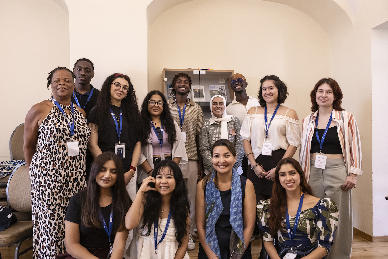 Fellows and faculty of the 2025 Civic Engagement Fellowship at the Get Engaged Conference in July 2025; Connect with Civic Engagement Fellows