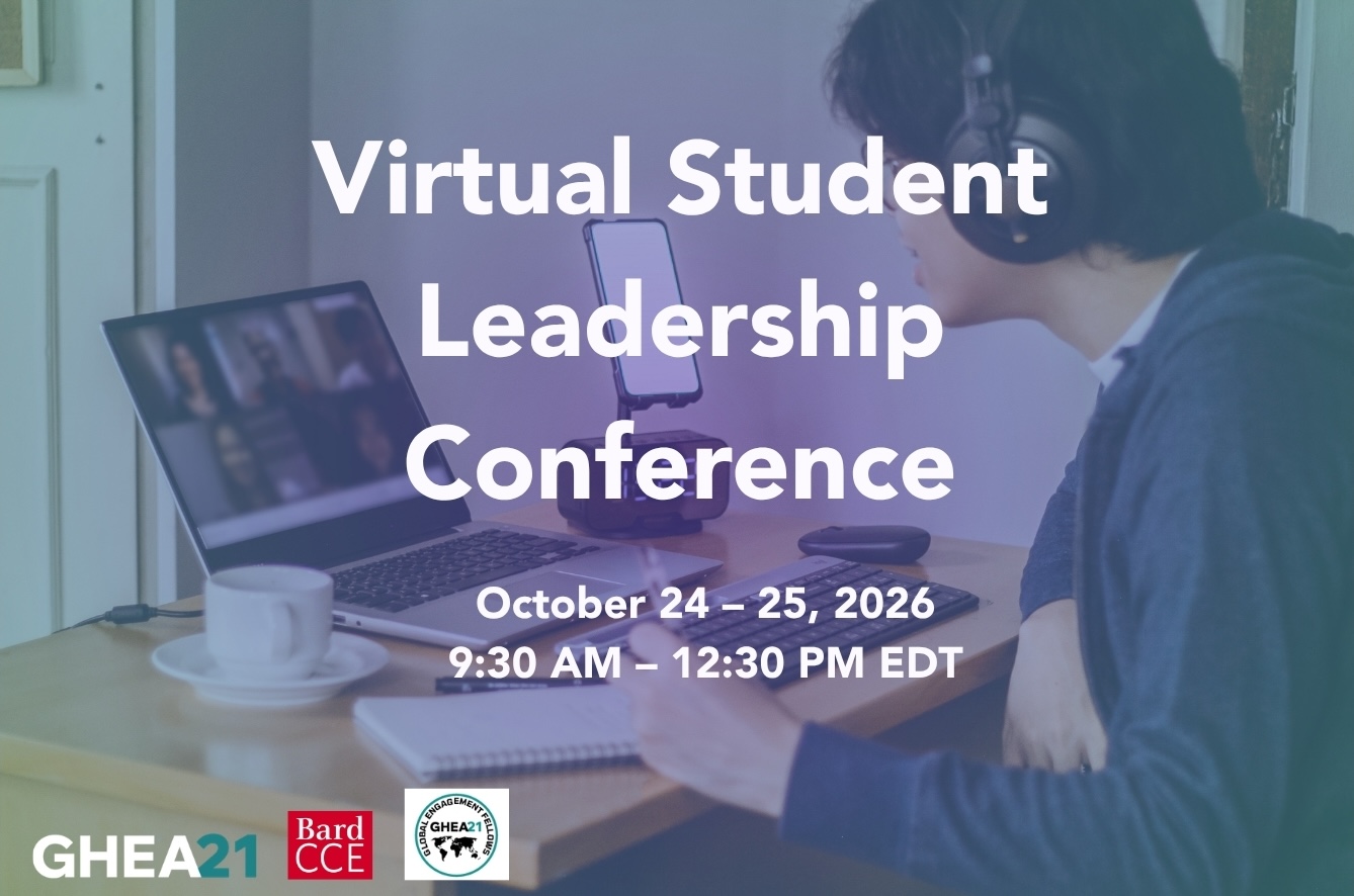 VSLC poster; Virtual Student Leadership Conference is Accepting Applications