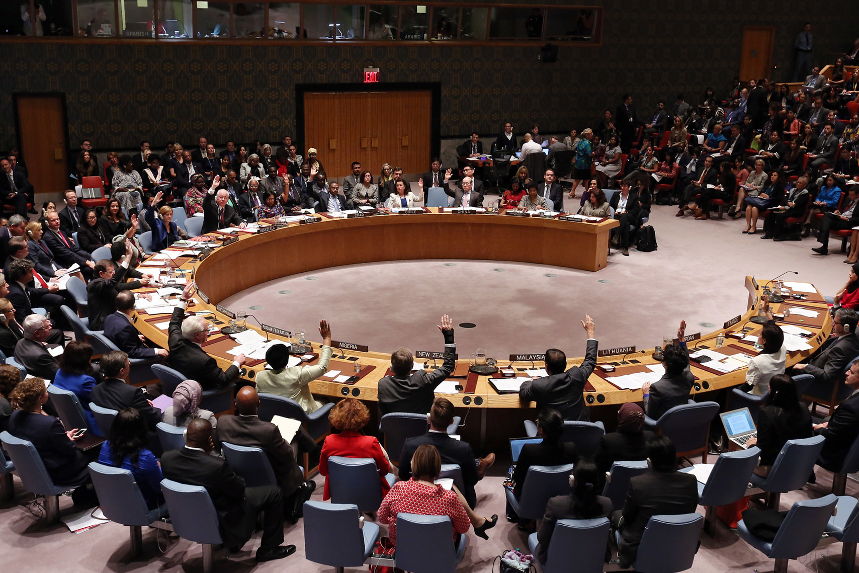 Round table at the UN