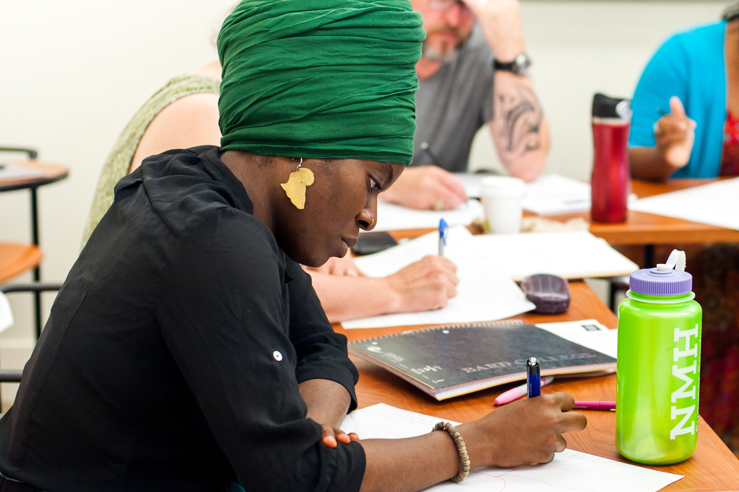 Woman writing